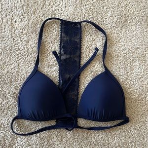 Aerie Navy Bikini Top